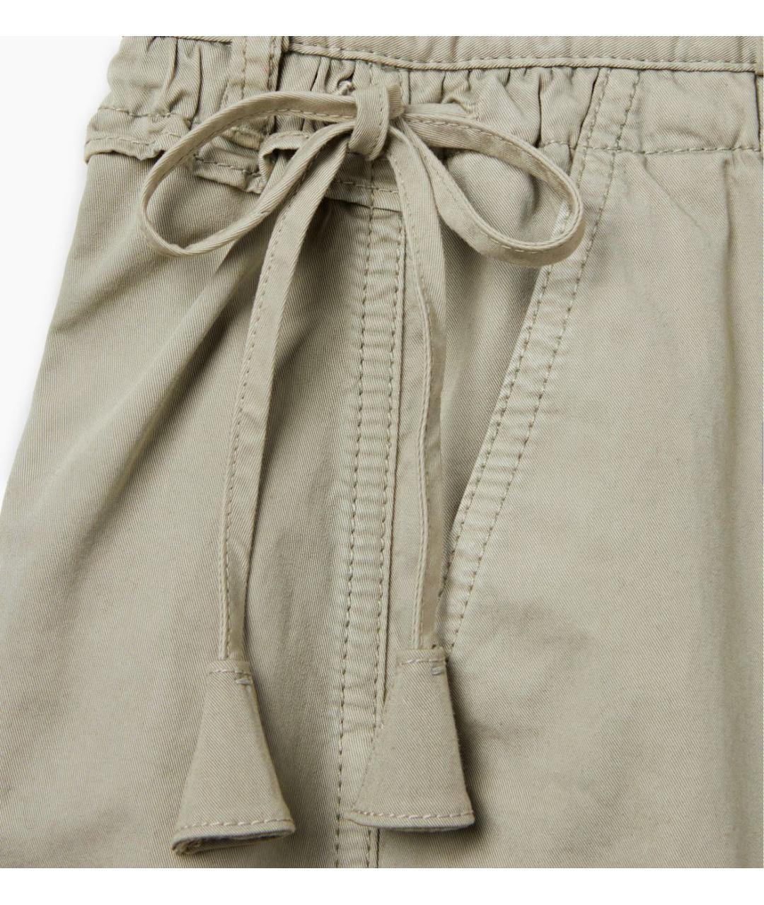 GUCCI Хаки хлопковые брюки широкие, фото 6