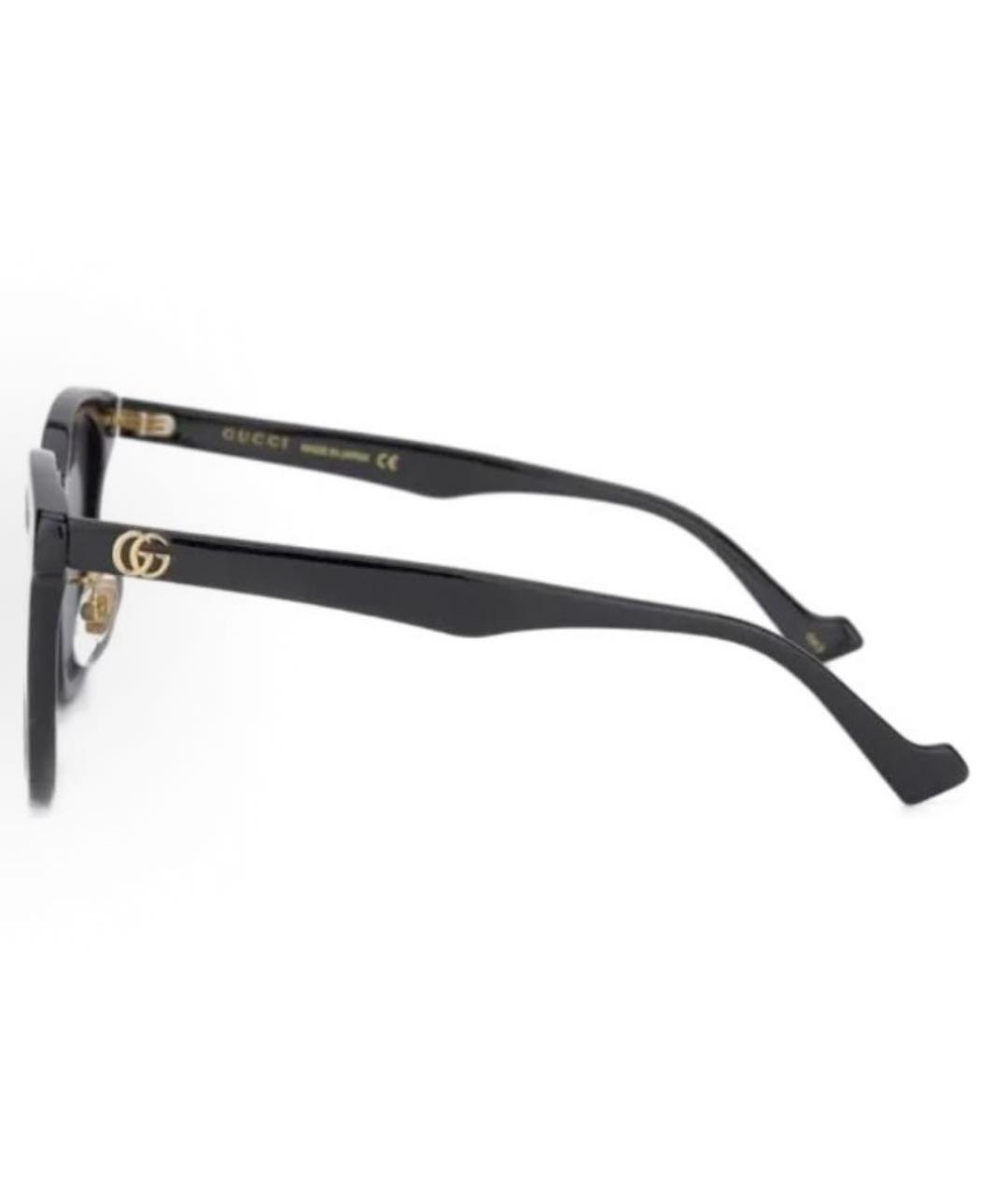 GUCCI Черные пластиковые солнцезащитные очки, фото 3
