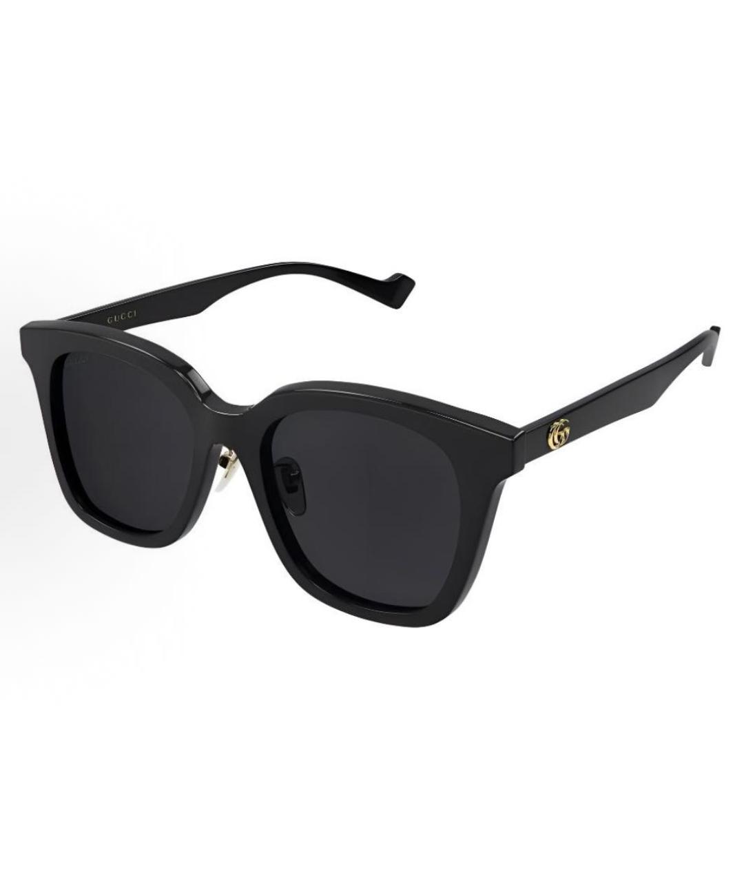 GUCCI Черные пластиковые солнцезащитные очки, фото 5