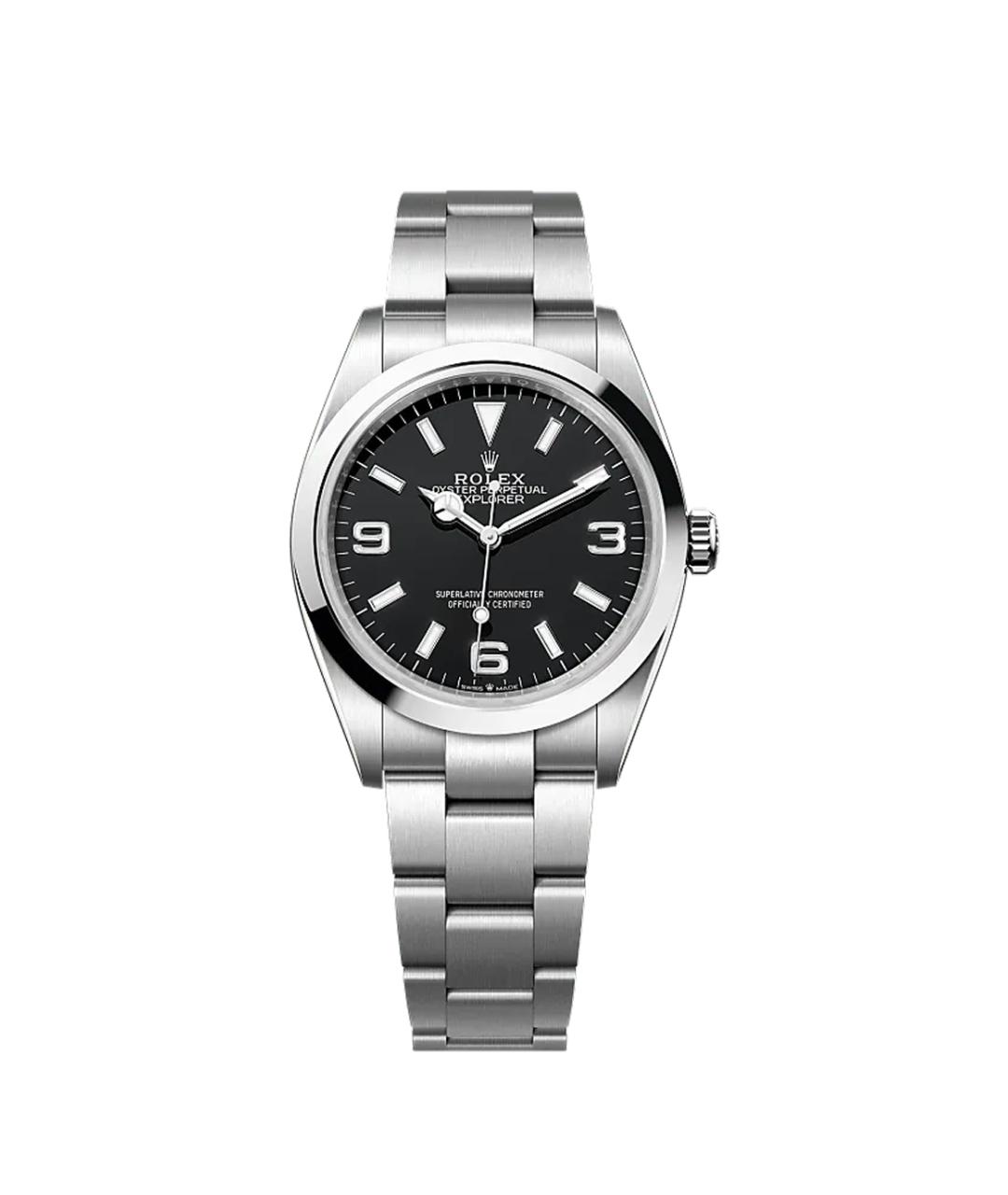 ROLEX Черные часы, фото 1