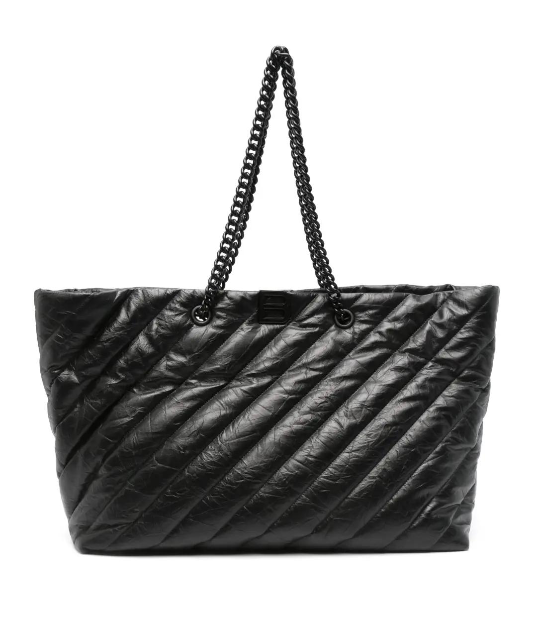BALENCIAGA Черная сумка тоут, фото 1
