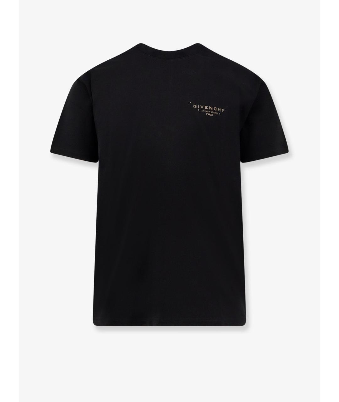 GIVENCHY Черная хлопковая футболка, фото 5