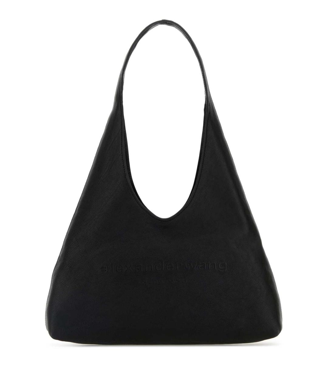 ALEXANDER WANG Черная кожаная сумка с короткими ручками, фото 1