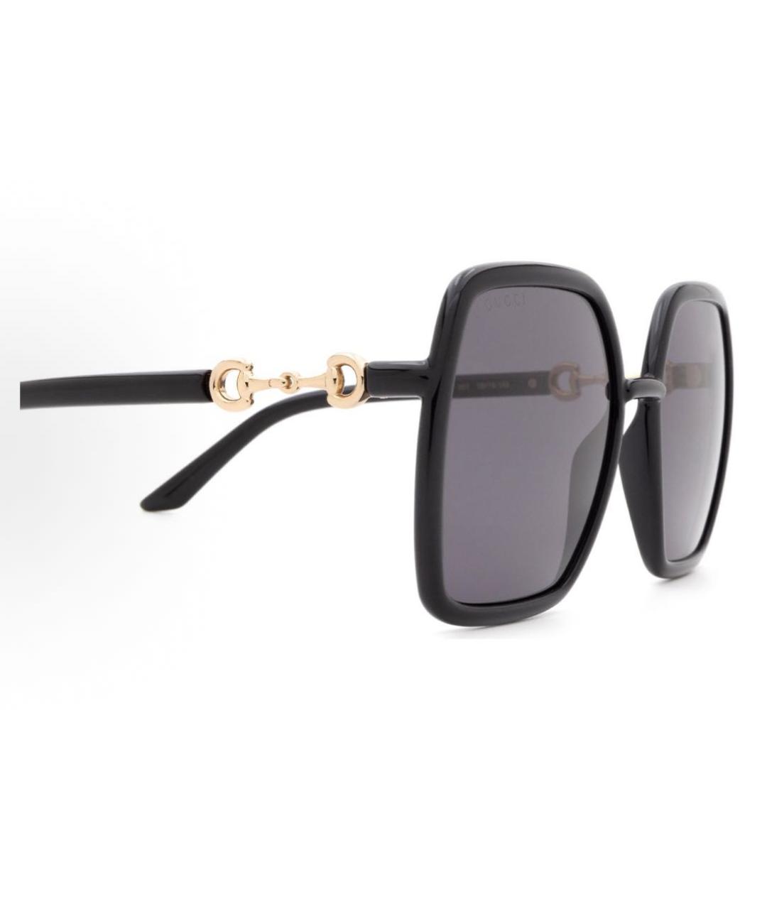 GUCCI Черные пластиковые солнцезащитные очки, фото 3