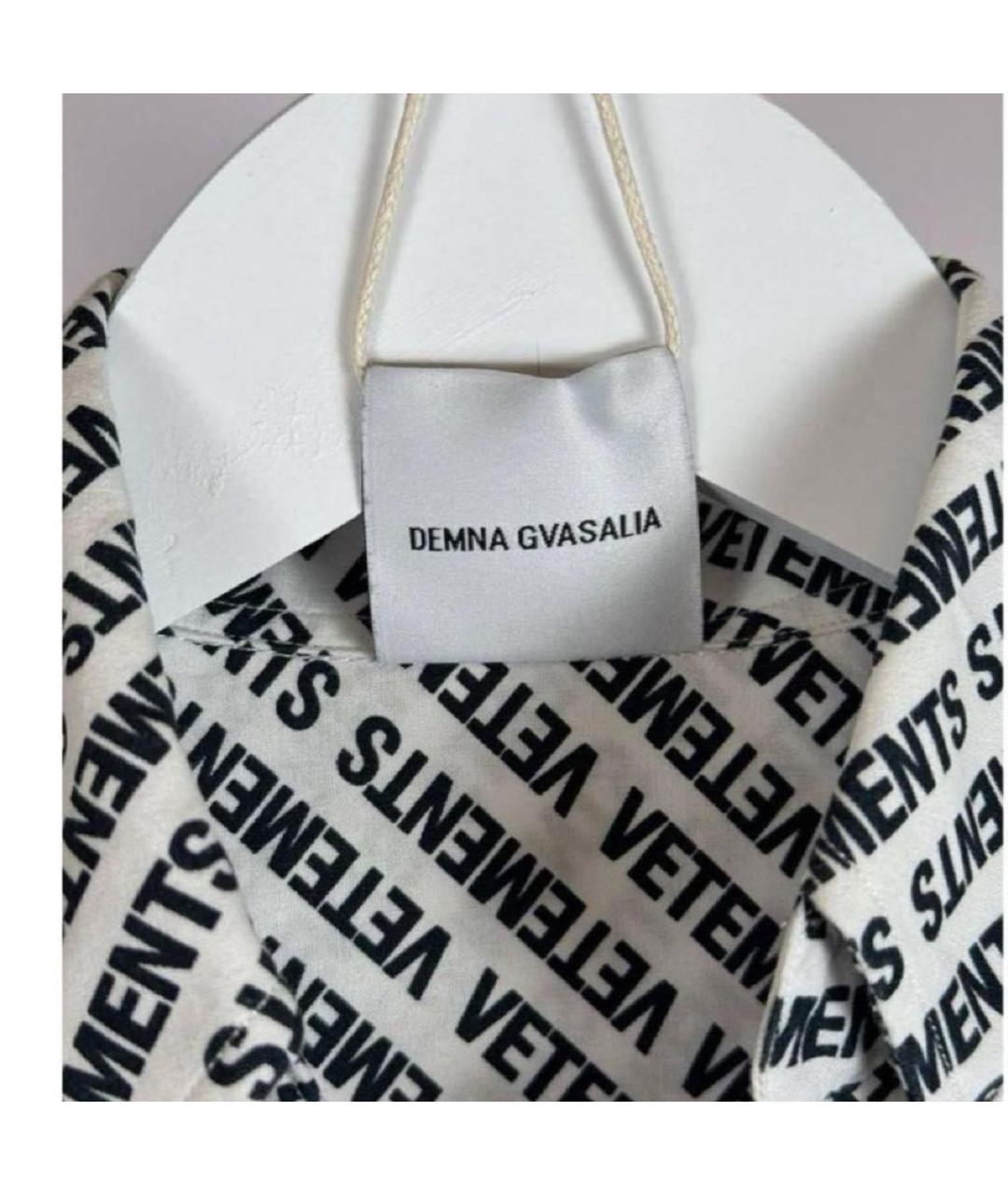 VETEMENTS Белая хлопковая рубашка, фото 6