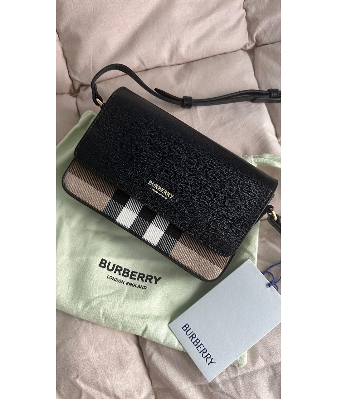 BURBERRY Кожаная сумка через плечо, фото 4