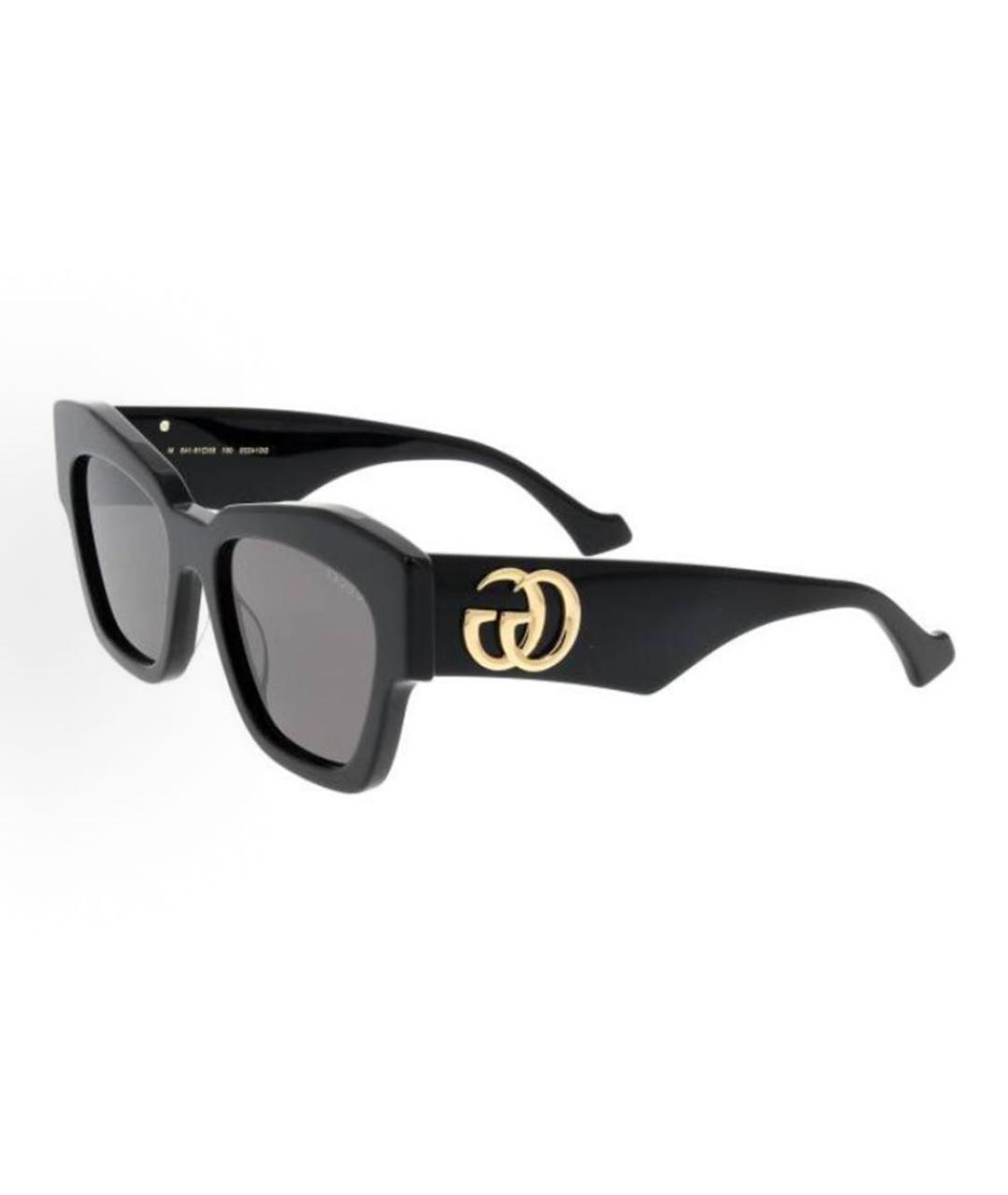 GUCCI Черные пластиковые солнцезащитные очки, фото 4