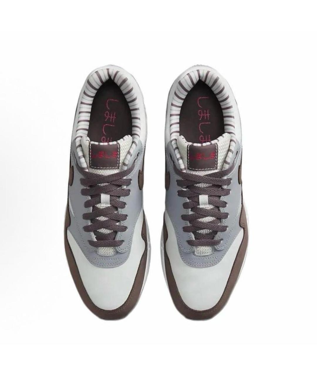 NIKE Белые низкие кроссовки / кеды из искусственной кожи, фото 3