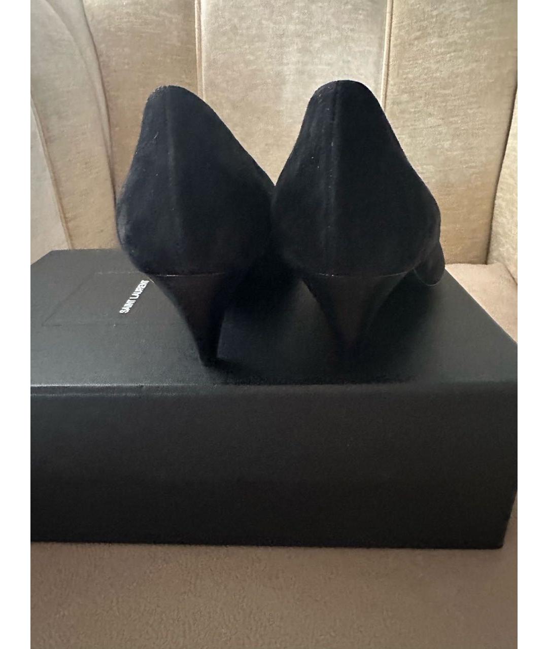 SAINT LAURENT Черные туфли, фото 6