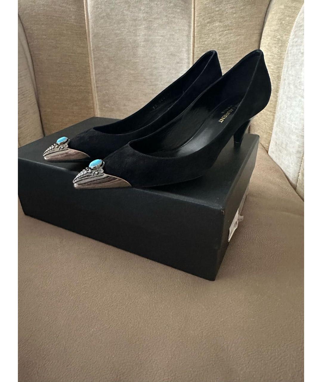 SAINT LAURENT Черные туфли, фото 8
