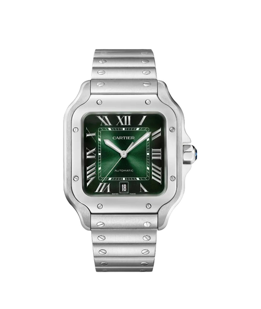 CARTIER Зеленые часы, фото 1