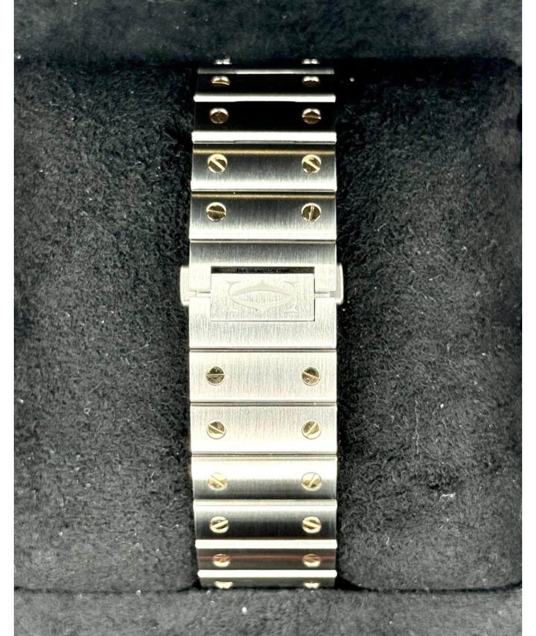 CARTIER Белые часы из желтого золота, фото 3