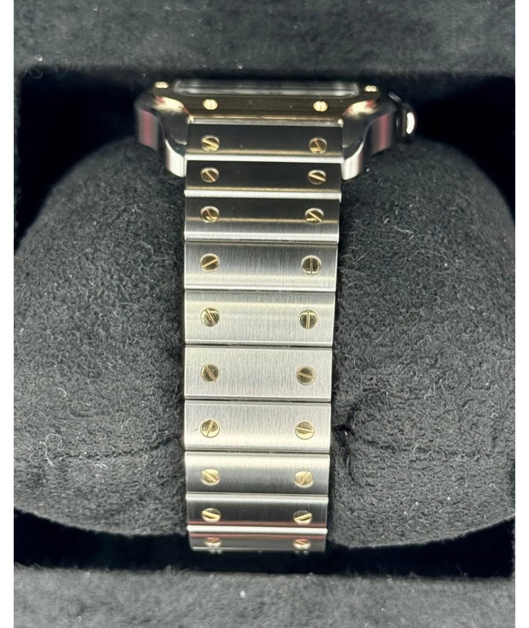 CARTIER Белые часы из желтого золота, фото 4