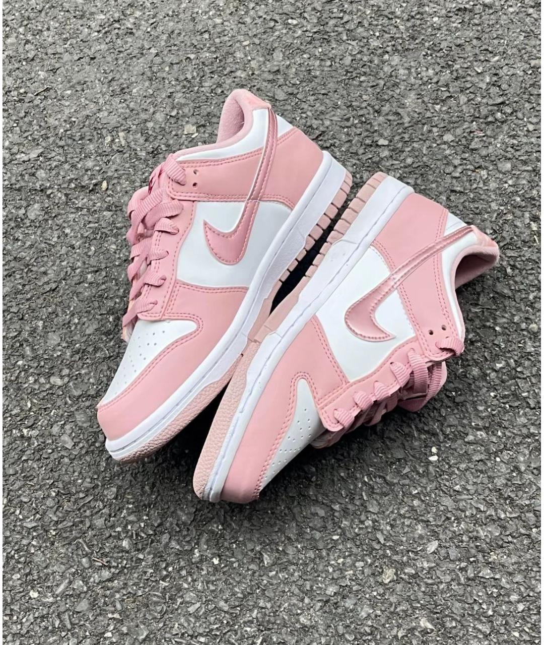 NIKE Розовые кожаные кеды, фото 7