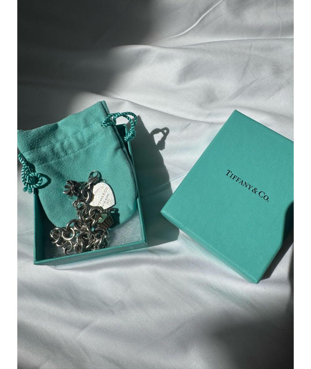 TIFFANY&CO Серебрянный серебряный браслет, фото 6