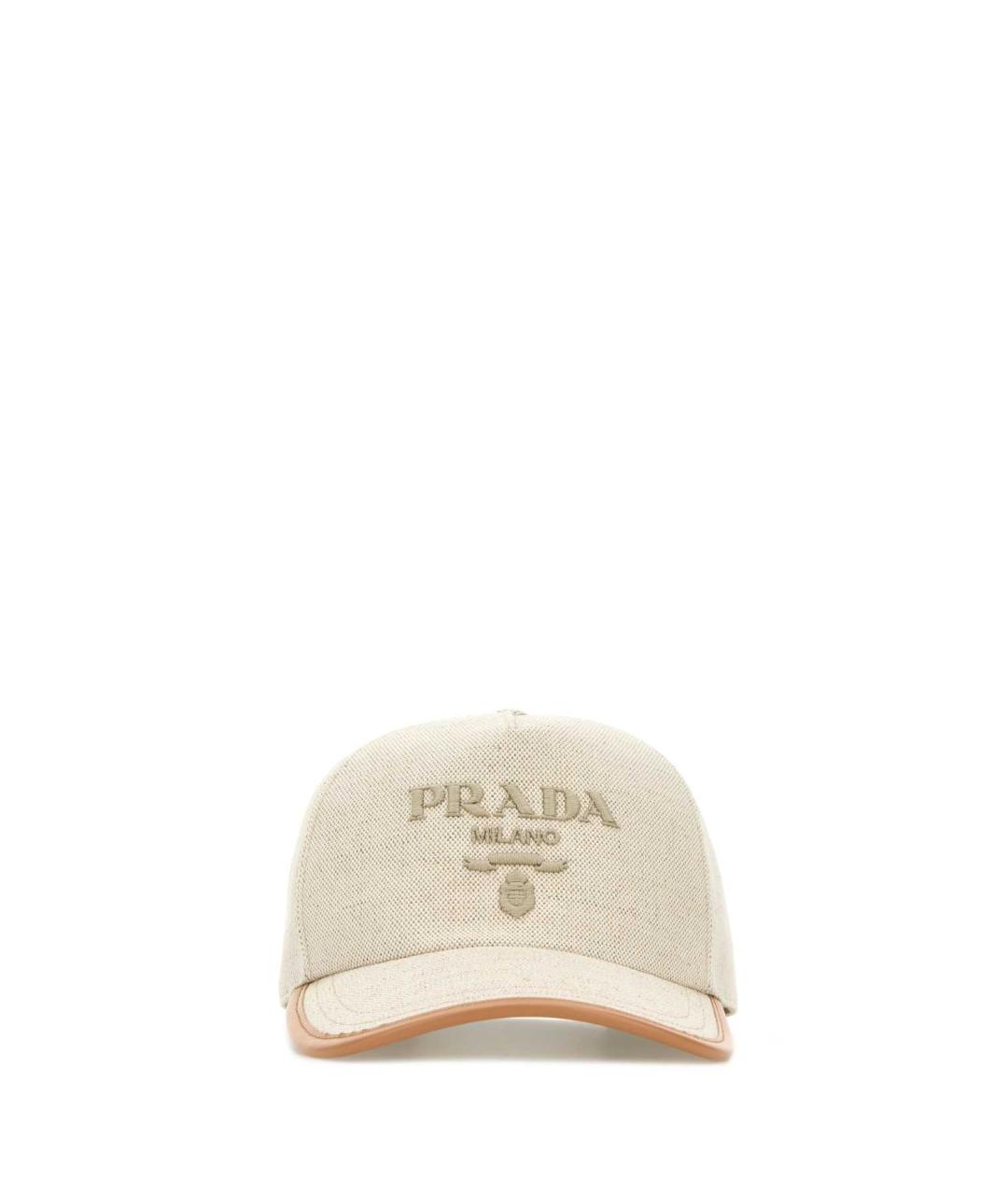 PRADA Бежевая кепка/бейсболка, фото 1
