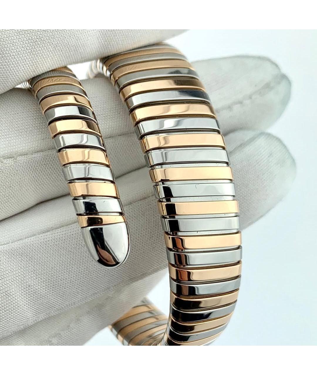 BVLGARI Белые часы из розового золота, фото 8