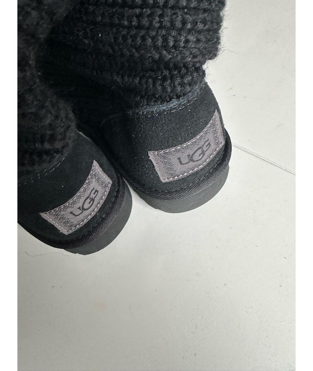 UGG AUSTRALIA Черные сапоги, фото 3