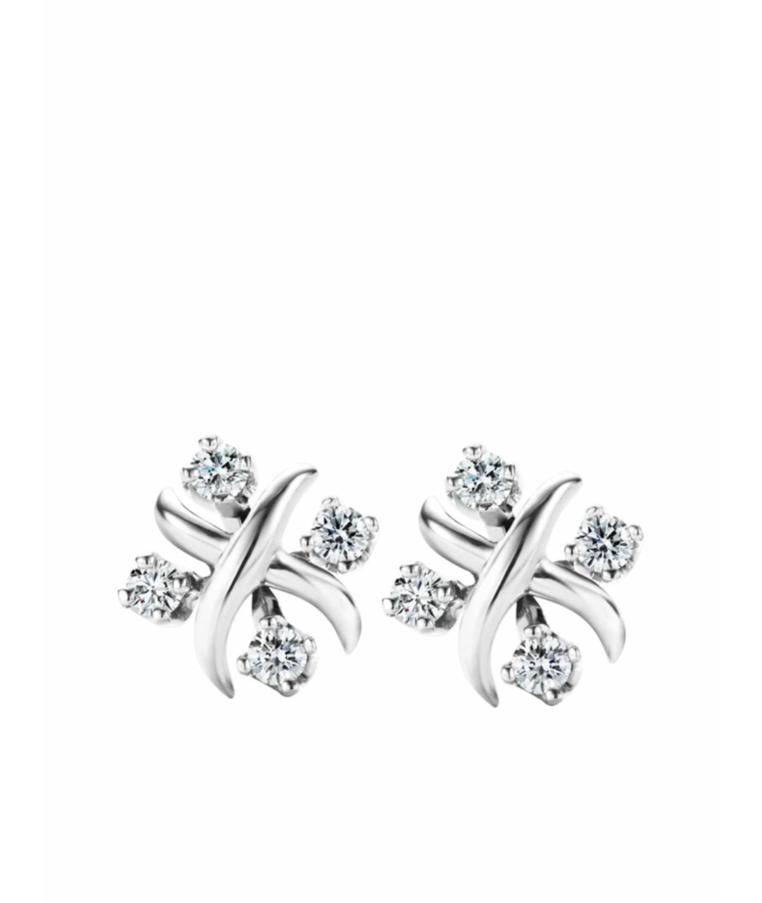 TIFFANY&CO Платиновые серьги, фото 1