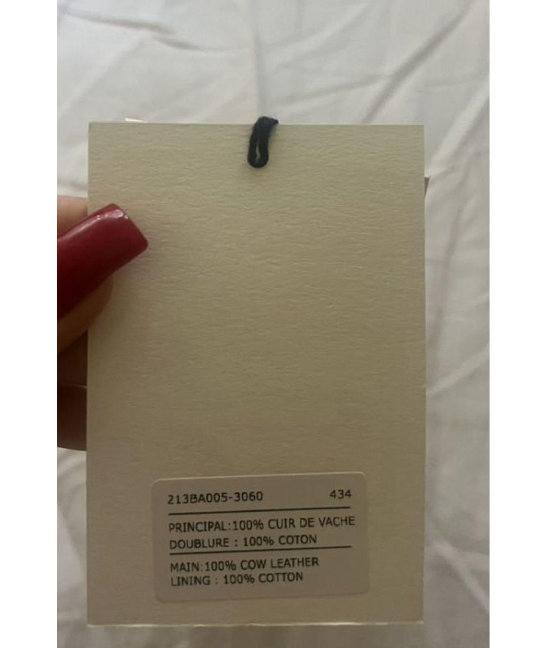 JACQUEMUS Фуксия кожаная сумка с короткими ручками, фото 6