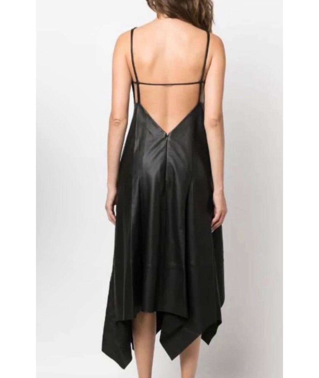 ACNE STUDIOS Черное кожаное платье, фото 4