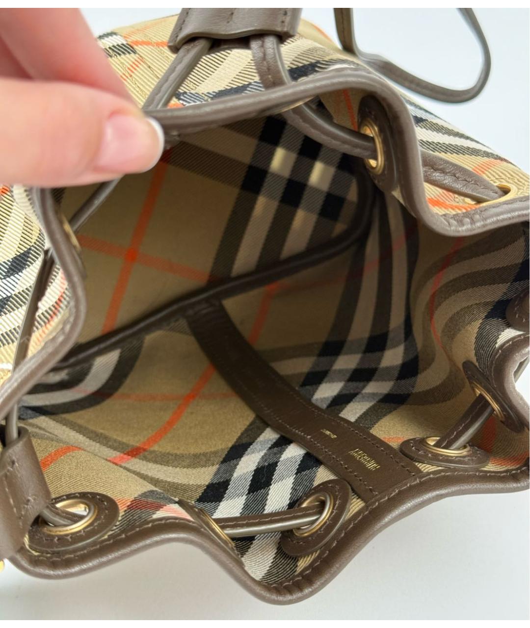 BURBERRY Бежевая сумка тоут, фото 4