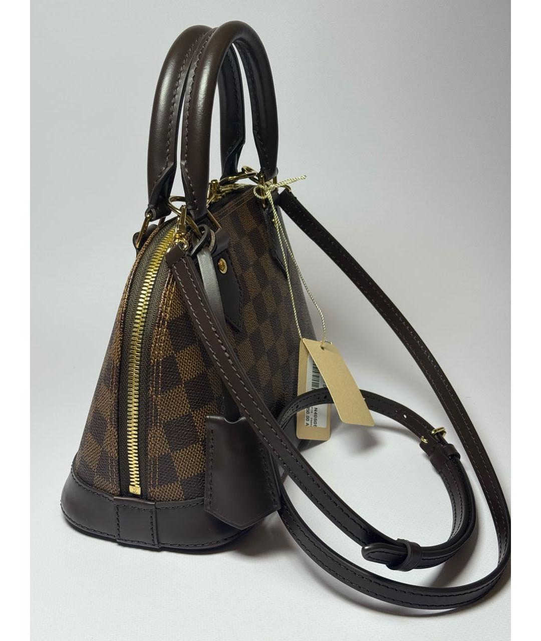 LOUIS VUITTON Коричневая сумка с короткими ручками, фото 2