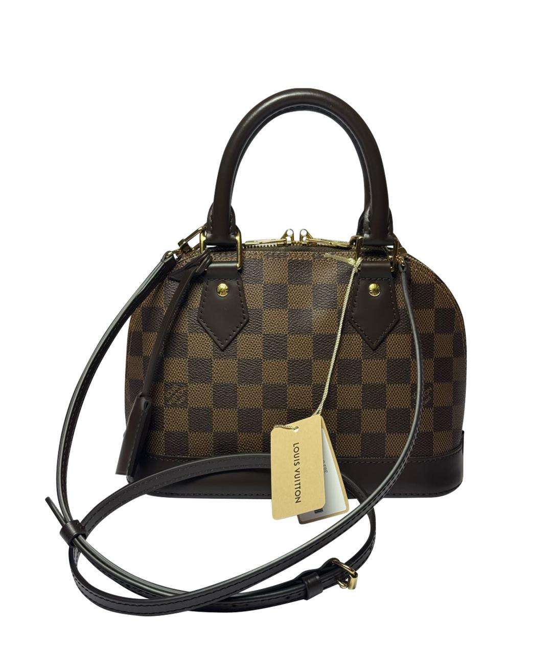 LOUIS VUITTON Коричневая сумка с короткими ручками, фото 1