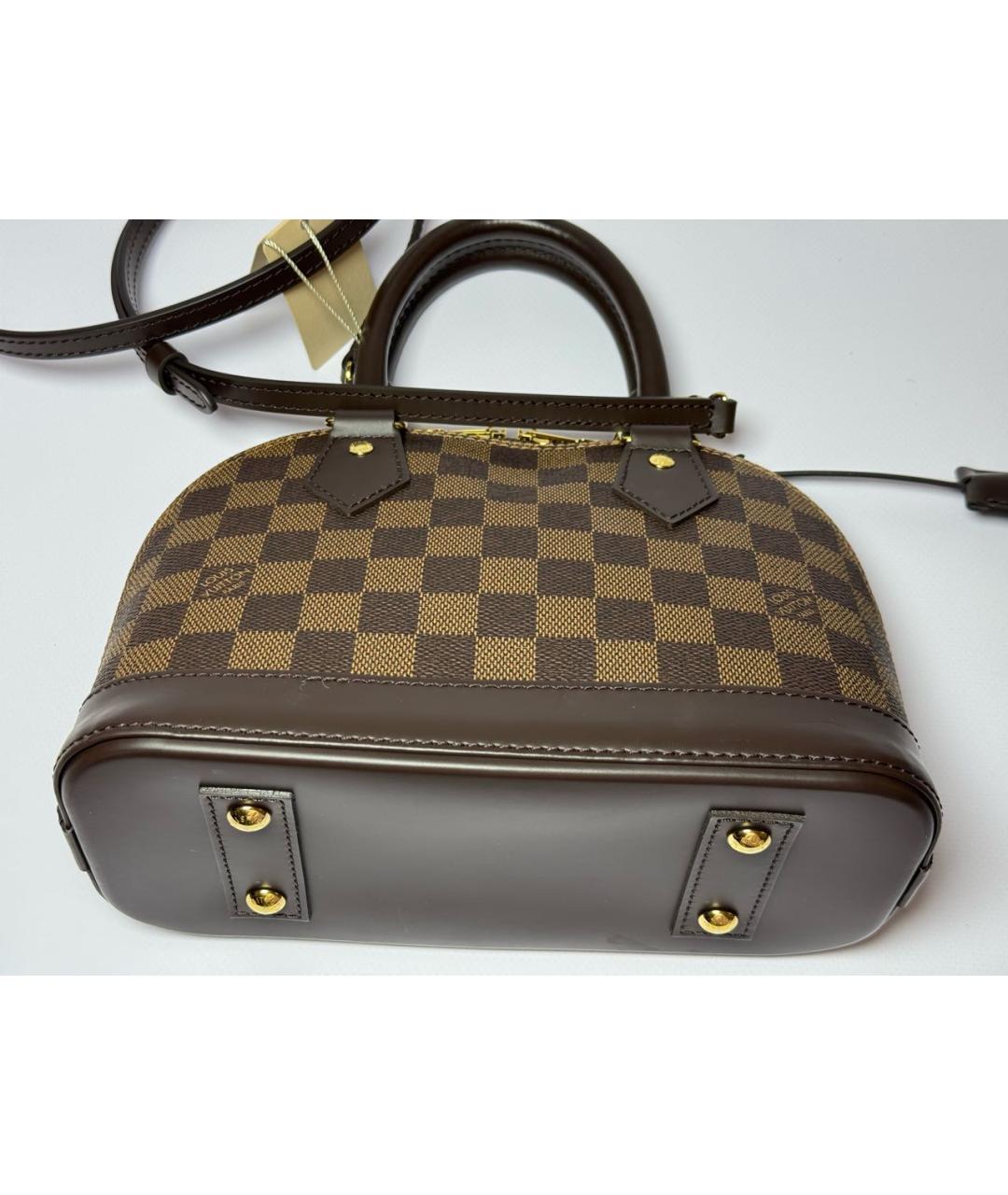 LOUIS VUITTON Коричневая сумка с короткими ручками, фото 7