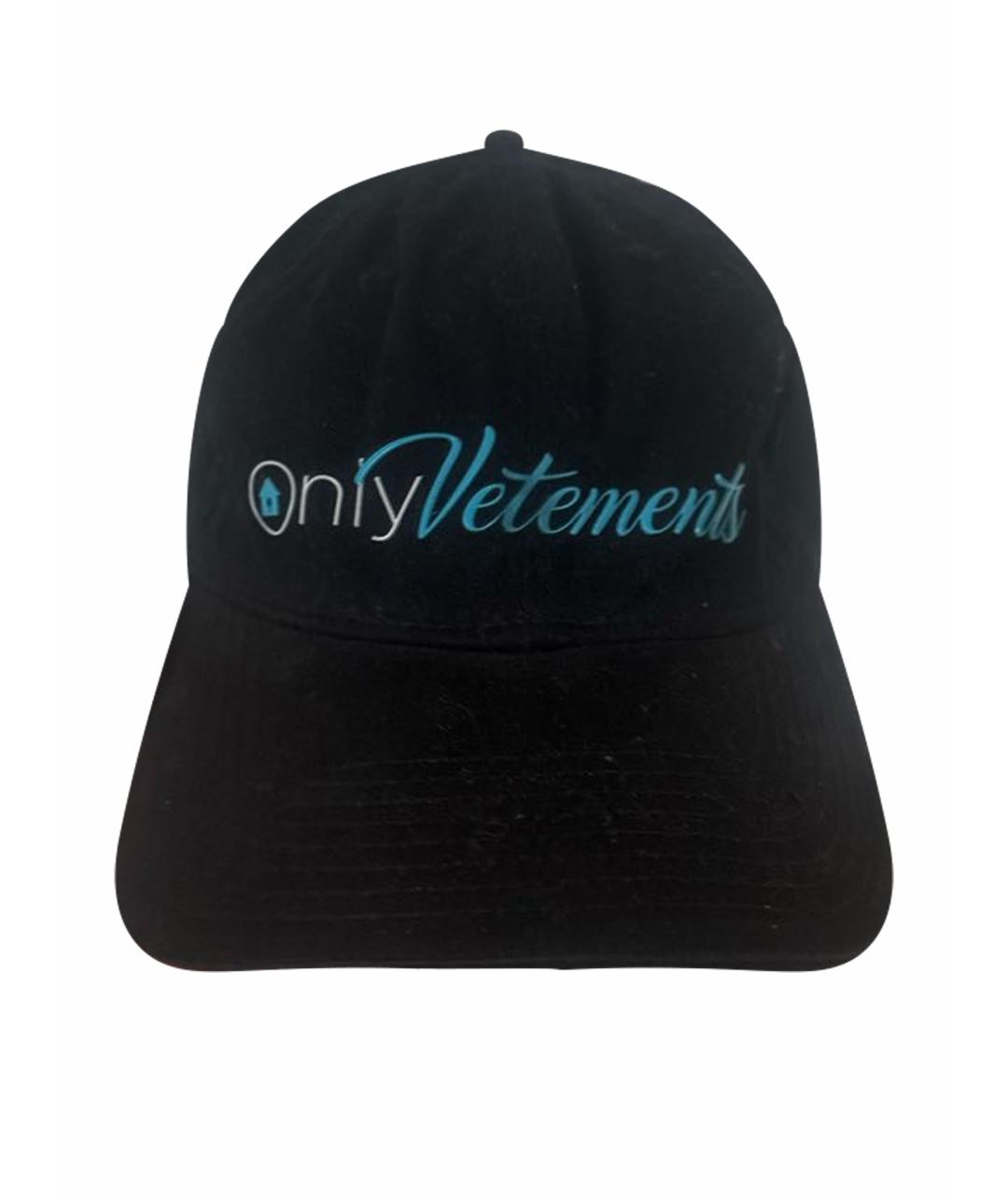 VETEMENTS Черная хлопковая кепка/бейсболка, фото 1