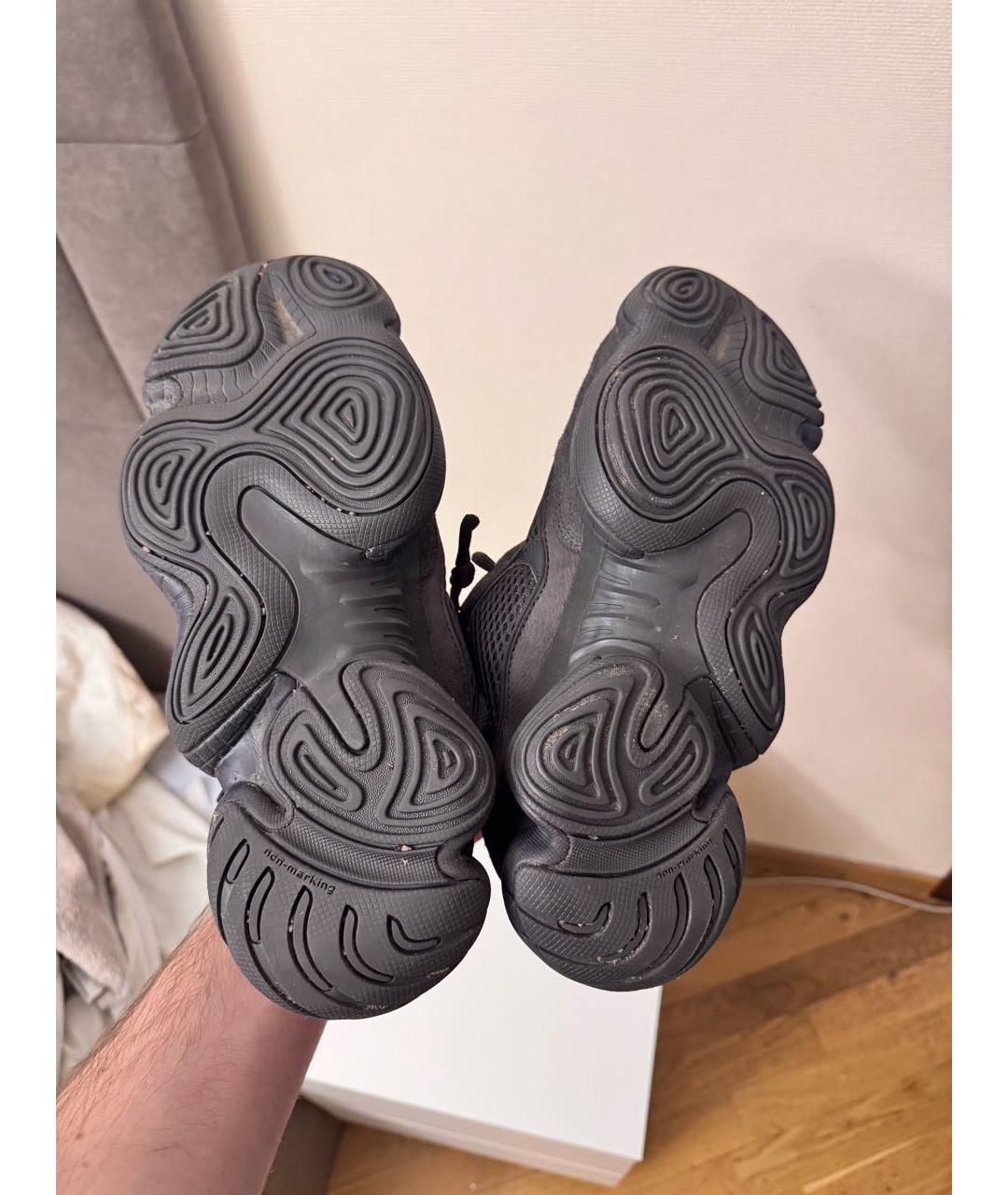 ADIDAS YEEZY Черные низкие кроссовки / кеды, фото 6