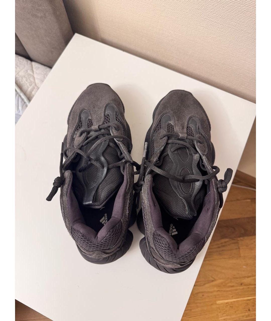 ADIDAS YEEZY Черные низкие кроссовки / кеды, фото 5