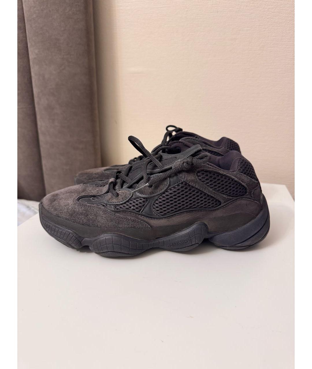 ADIDAS YEEZY Черные низкие кроссовки / кеды, фото 7