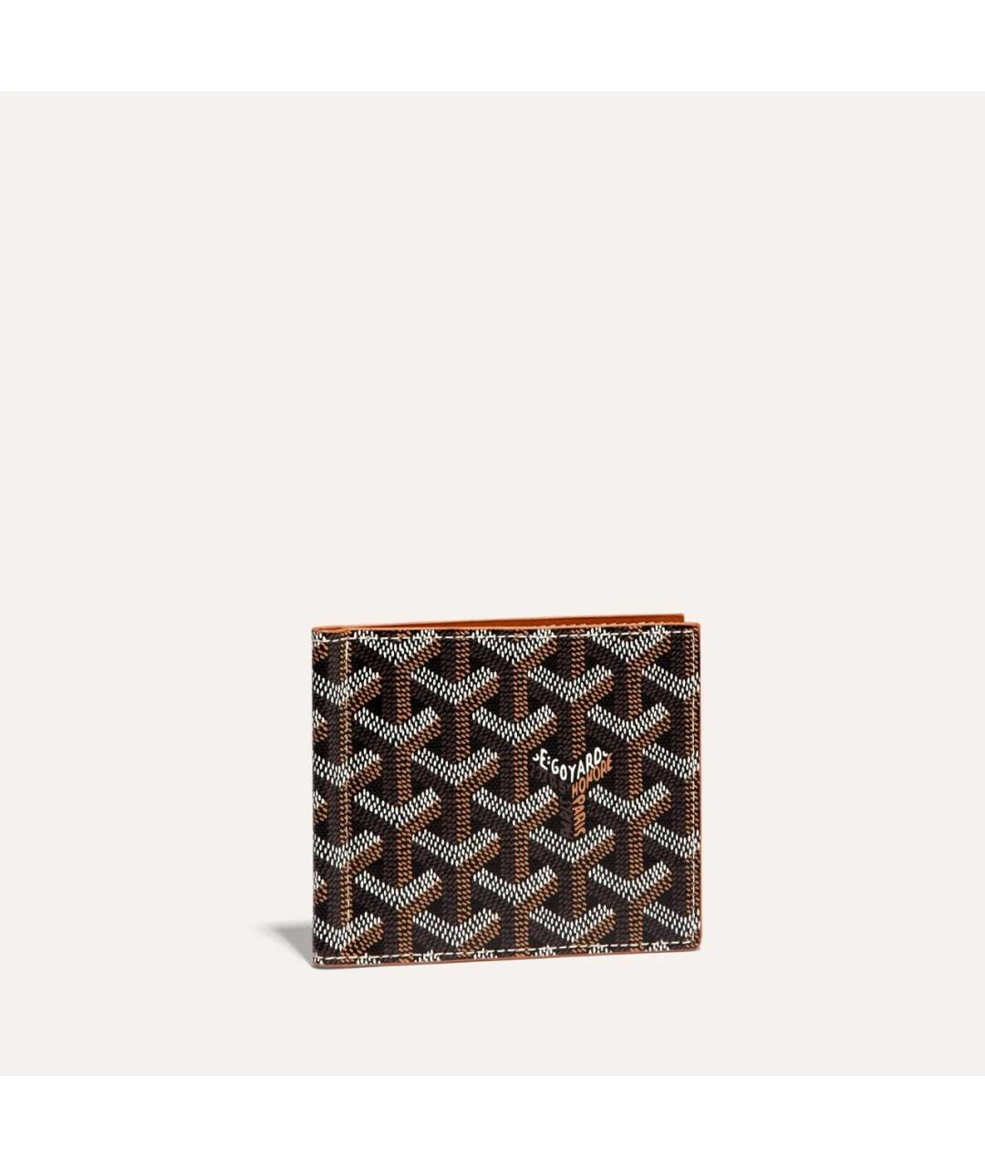 GOYARD Коричневый кошелек, фото 4