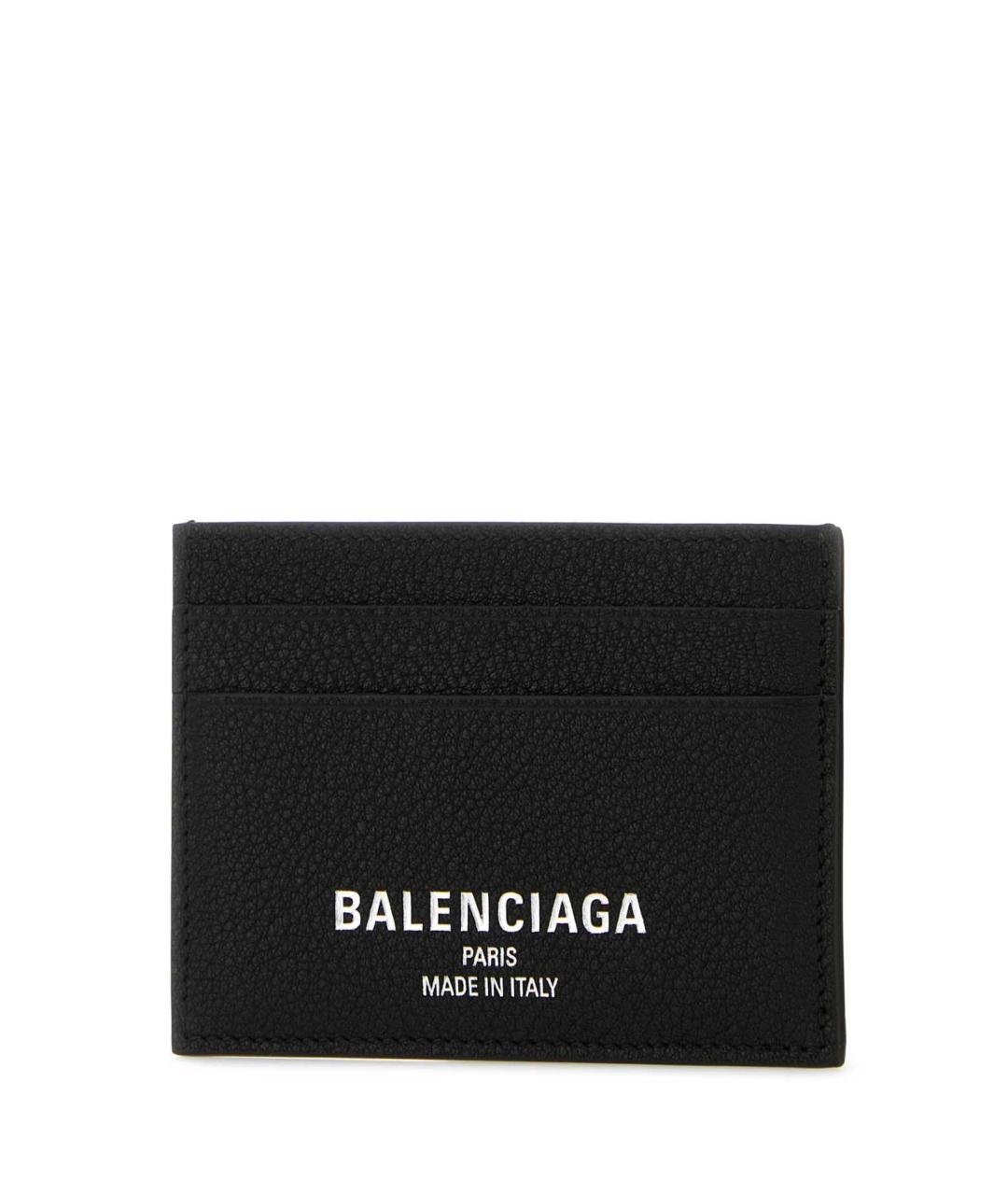 BALENCIAGA Черный кожаный кардхолдер, фото 2