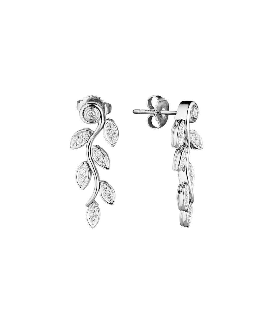 TIFFANY&CO Платиновые серьги, фото 2