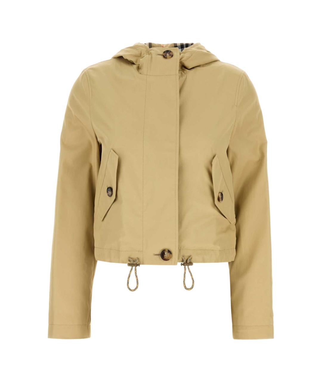 BURBERRY Бежевая хлопковая куртка, фото 1