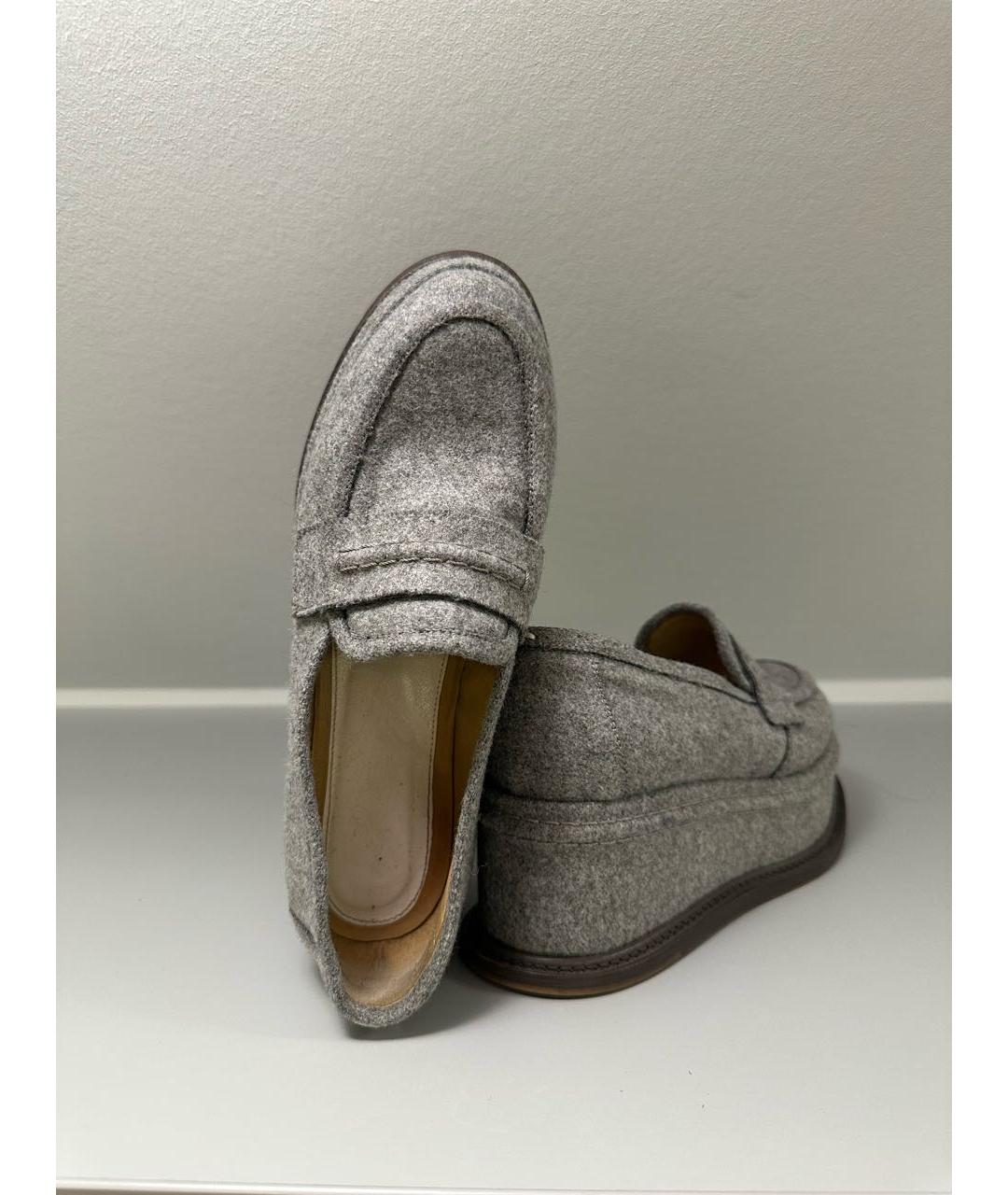 MAISON MARGIELA Серые лоферы, фото 5