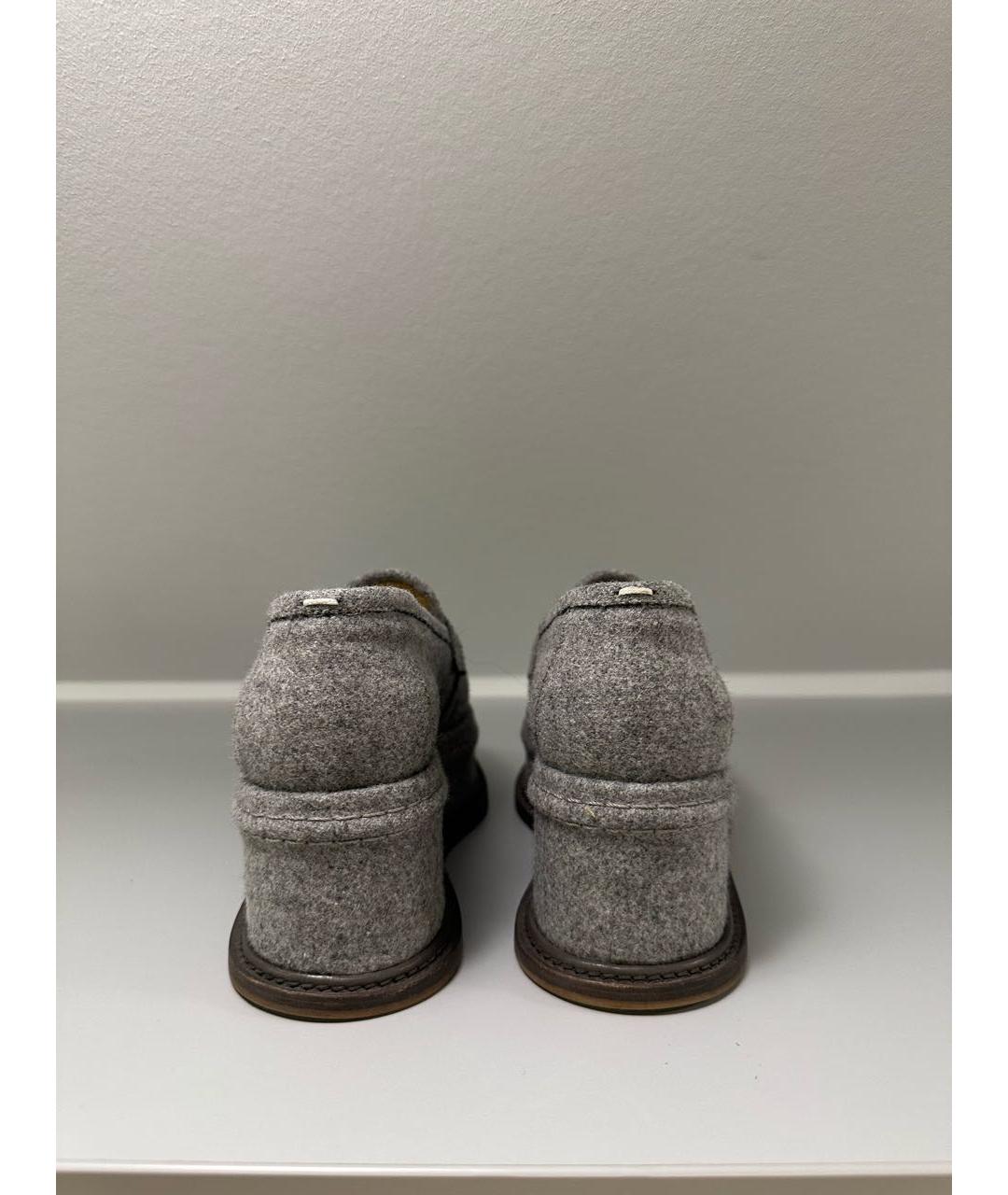 MAISON MARGIELA Серые лоферы, фото 4