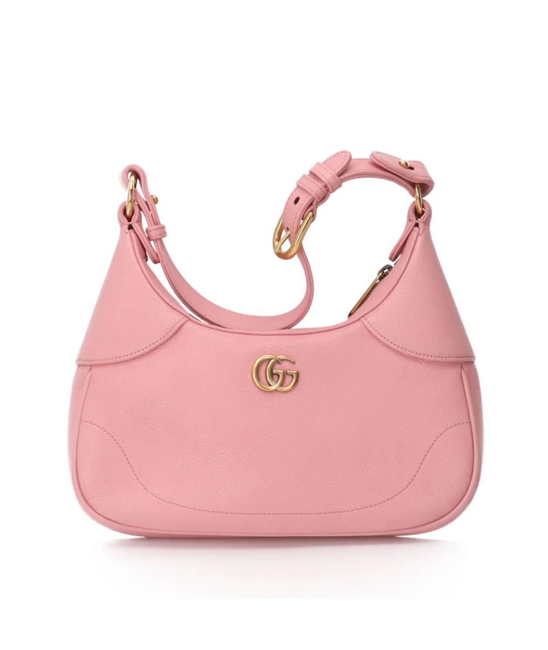 GUCCI Розовая кожаная сумка с короткими ручками, фото 9