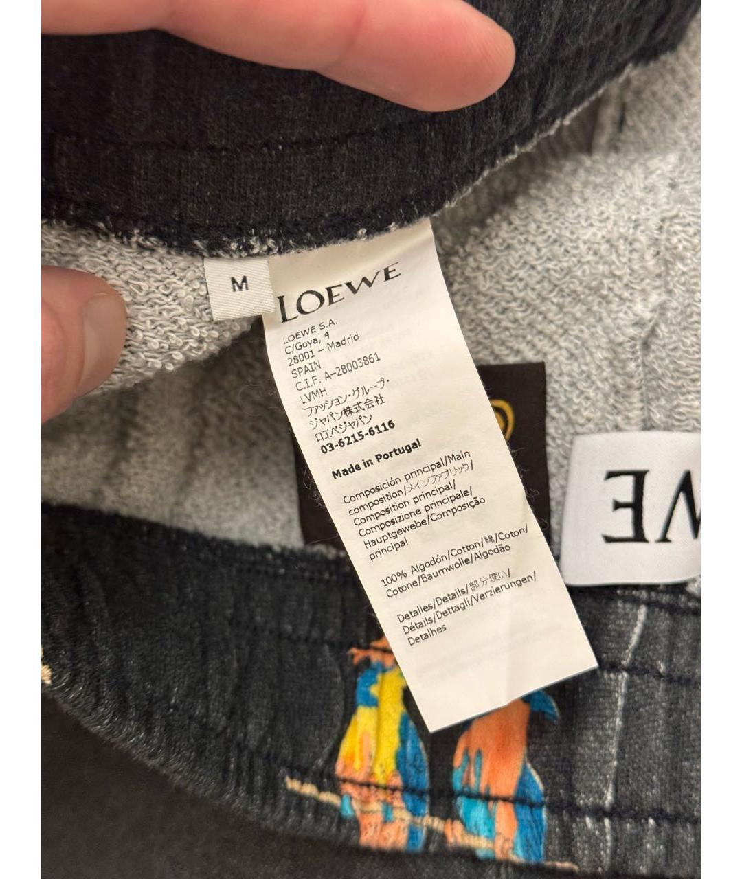 LOEWE Черные шорты, фото 5