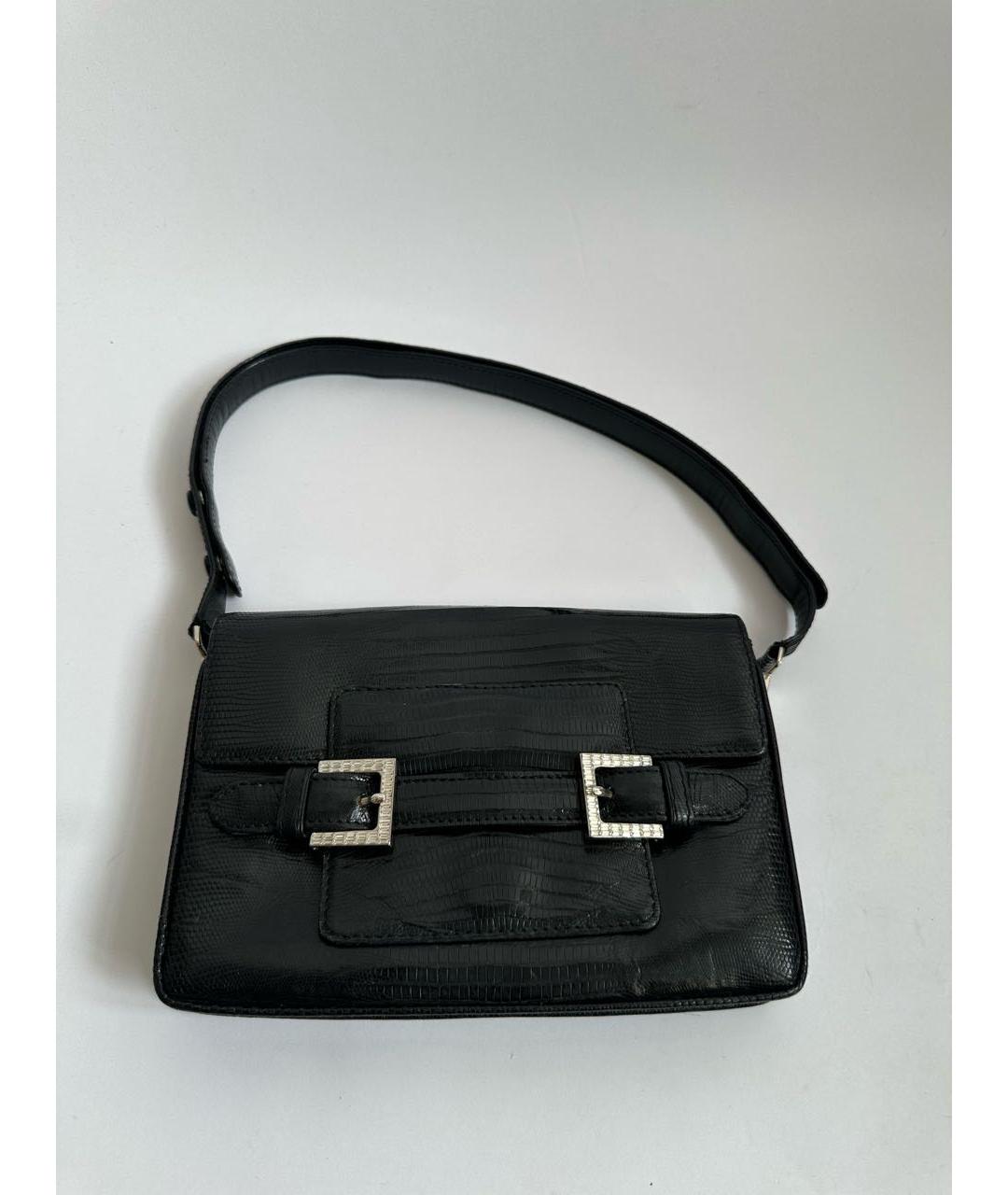 FENDI Черная кожаная сумка тоут, фото 8