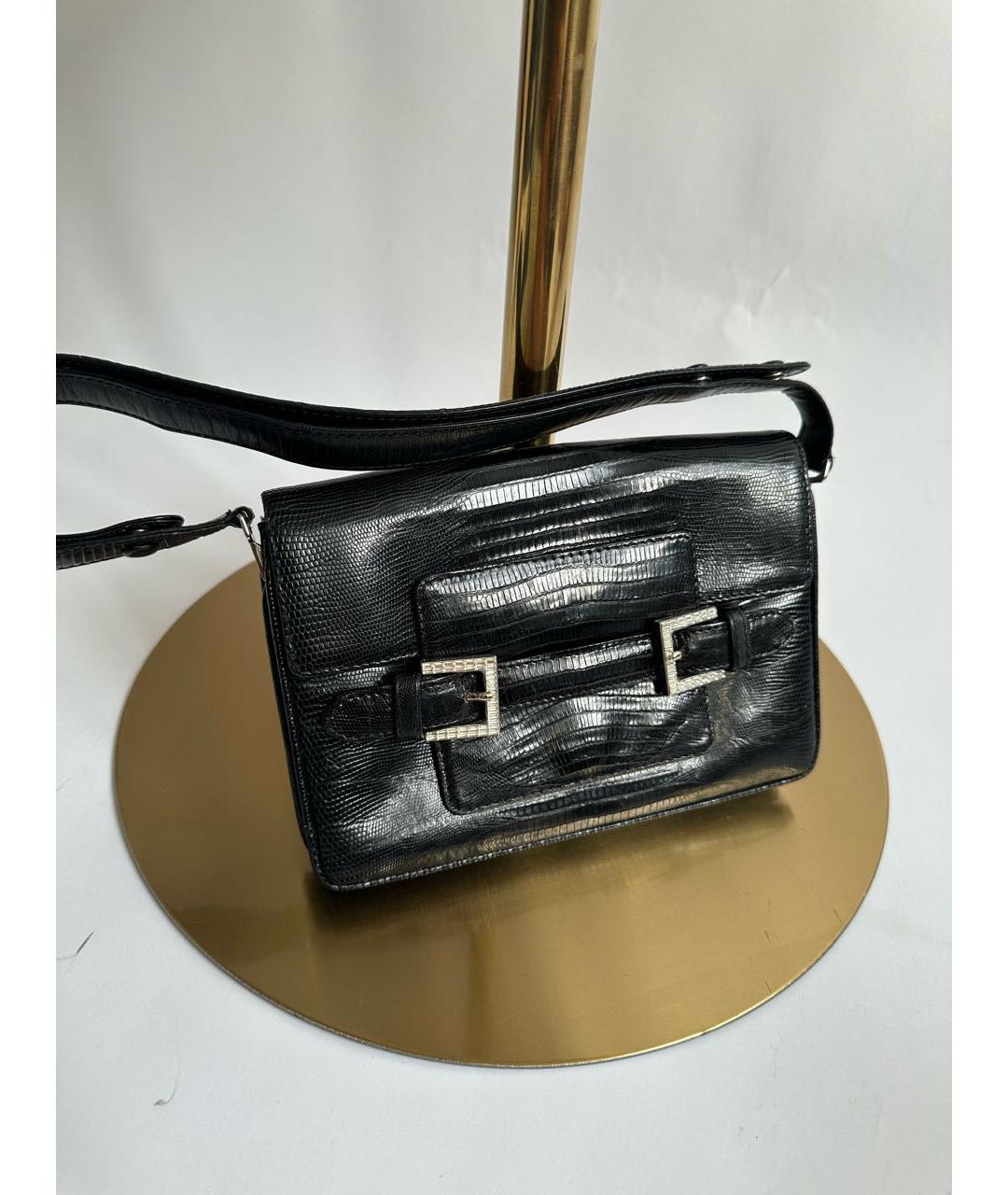 FENDI Черная кожаная сумка тоут, фото 3