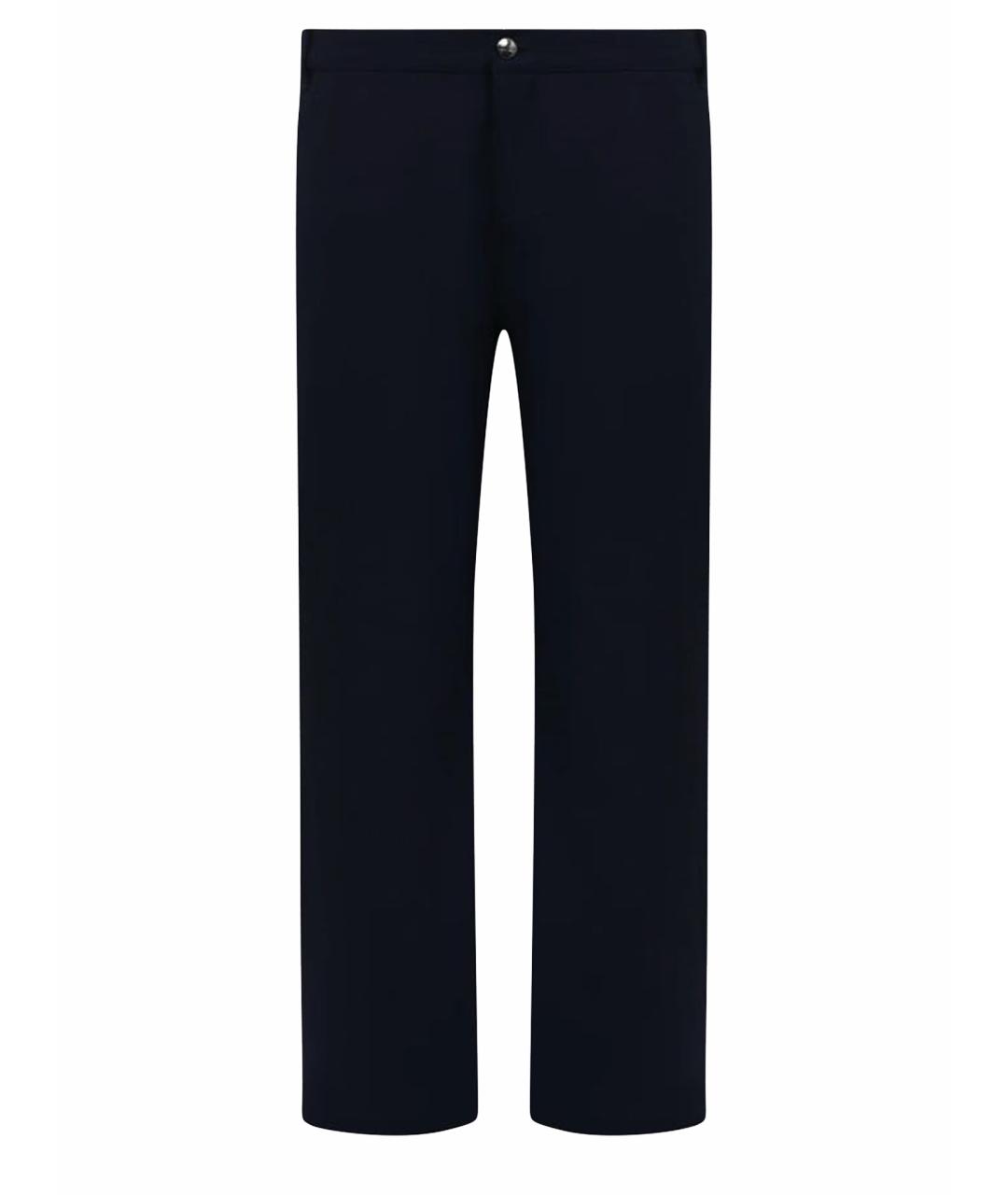 ZILLI Черные шерстяные повседневные брюки, фото 1