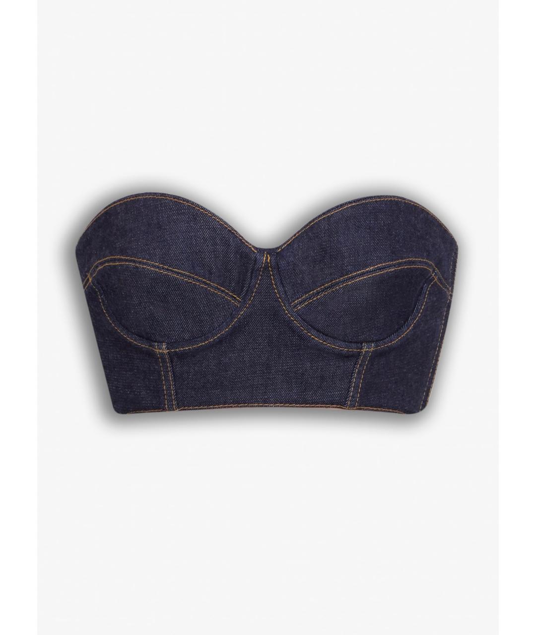 ALAIA Темно-синий корсет, фото 1