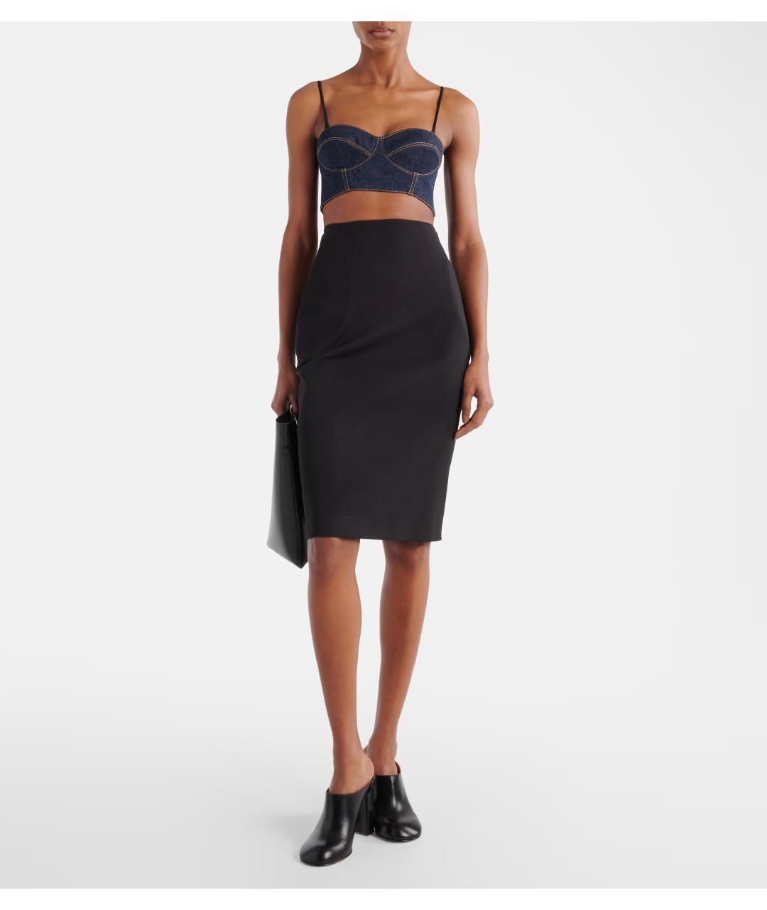 ALAIA Темно-синий корсет, фото 2