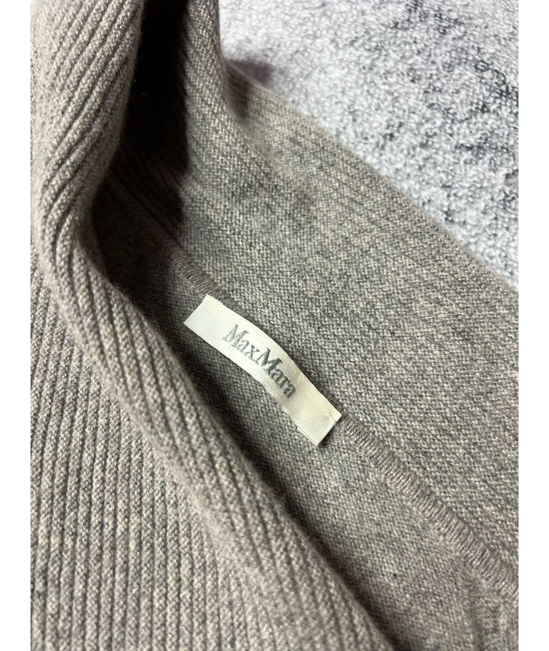 MAX MARA Серый кашемировый джемпер / свитер, фото 3