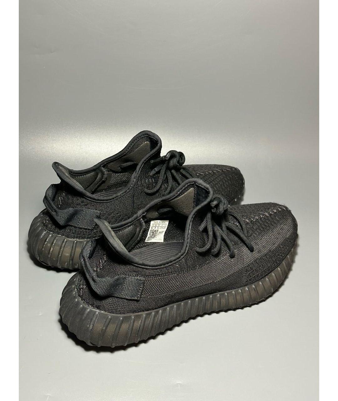 ADIDAS YEEZY Черные синтетические низкие кроссовки / кеды, фото 6