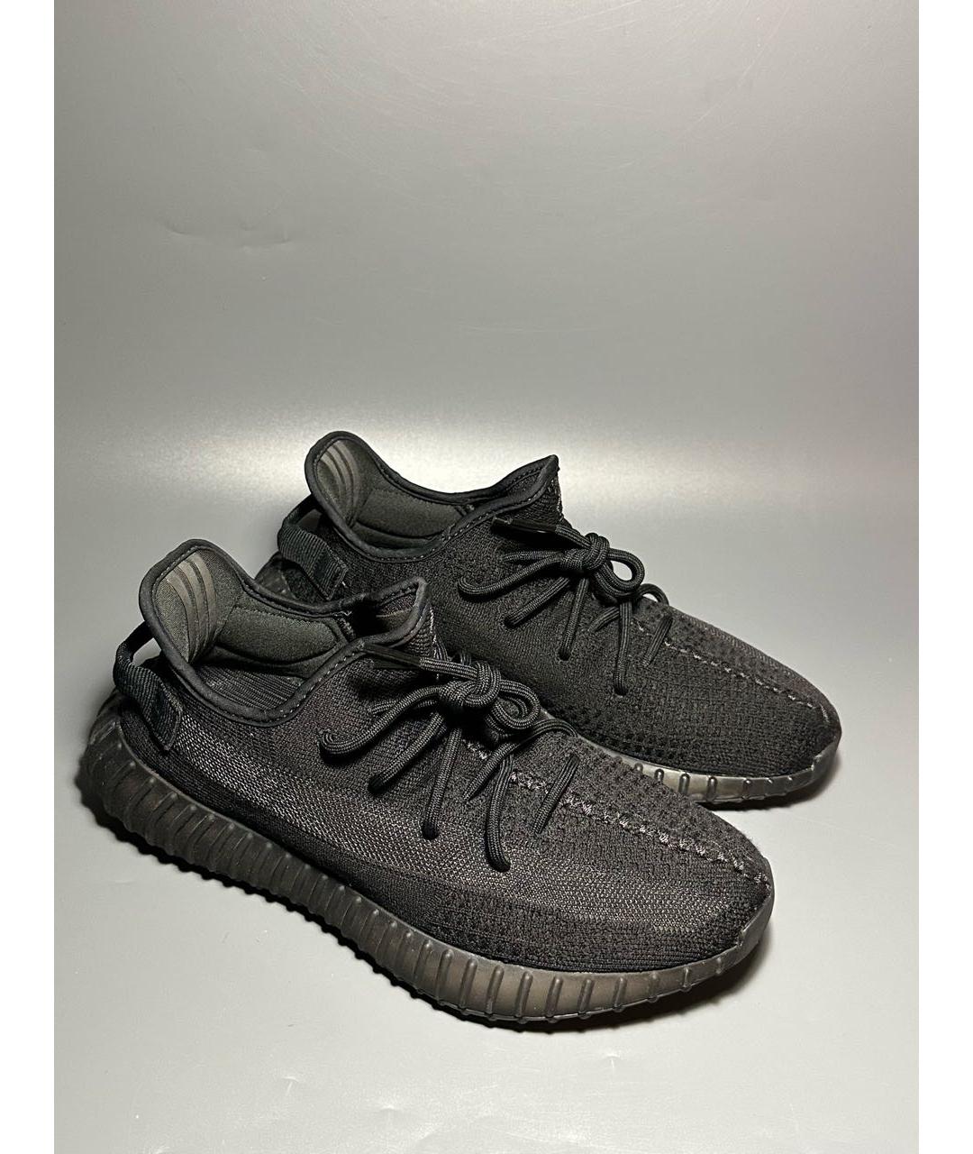 ADIDAS YEEZY Черные синтетические низкие кроссовки / кеды, фото 5