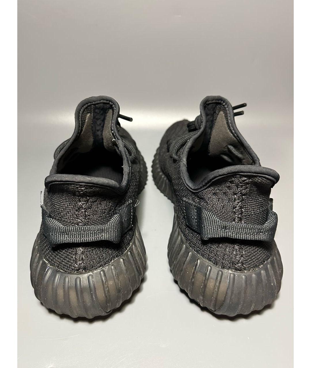 ADIDAS YEEZY Черные синтетические низкие кроссовки / кеды, фото 4